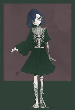 Skeleton Girl OC